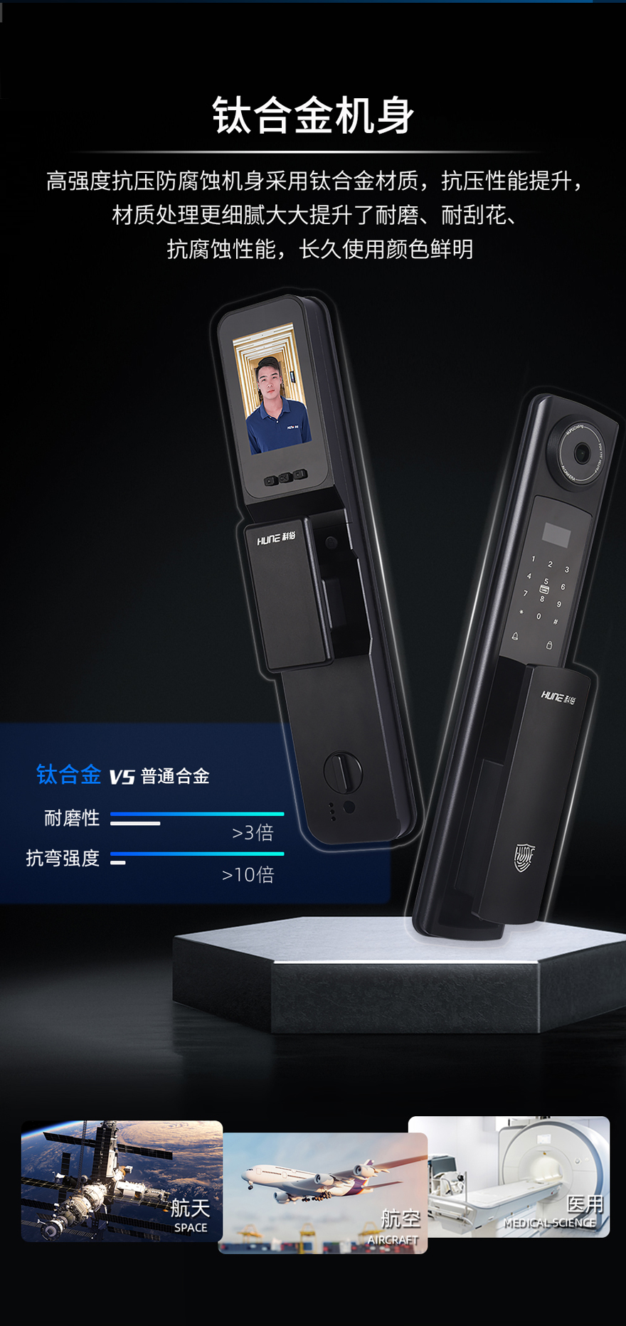 3D人脸识别智能锁