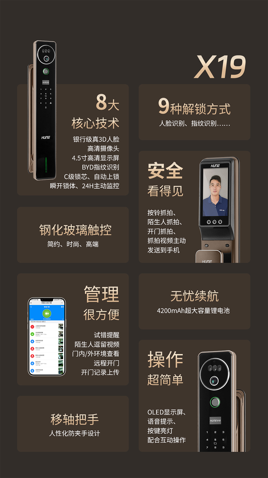 3D人脸识别智能锁
