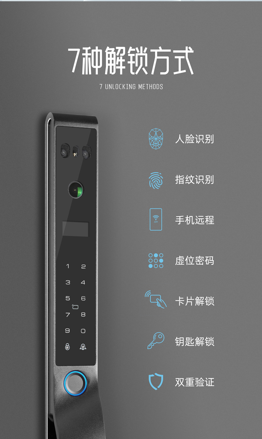 3D人脸识别智能锁