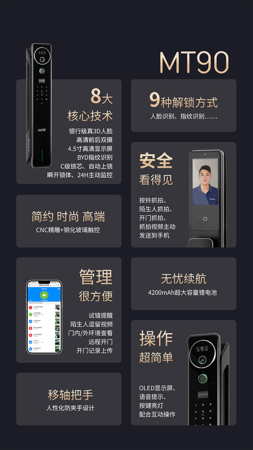 3D人脸识别智能锁