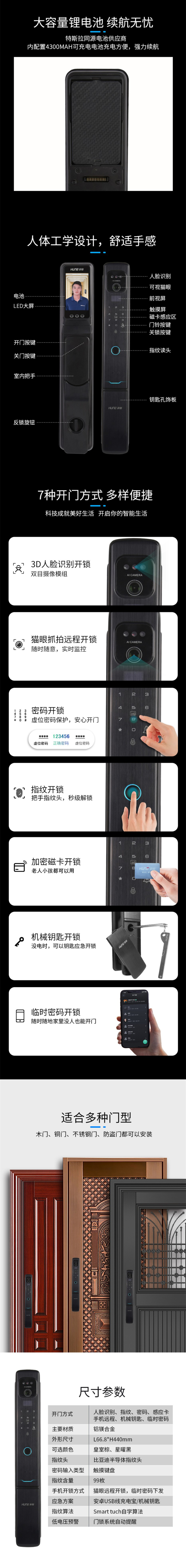 智能猫眼门锁