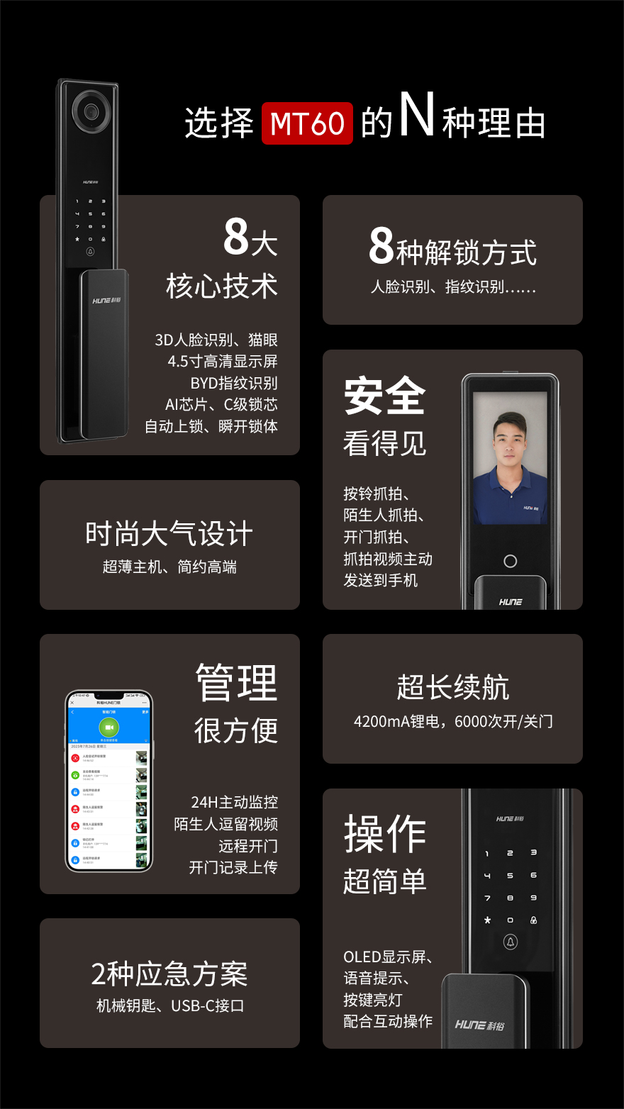 人脸识别智能锁