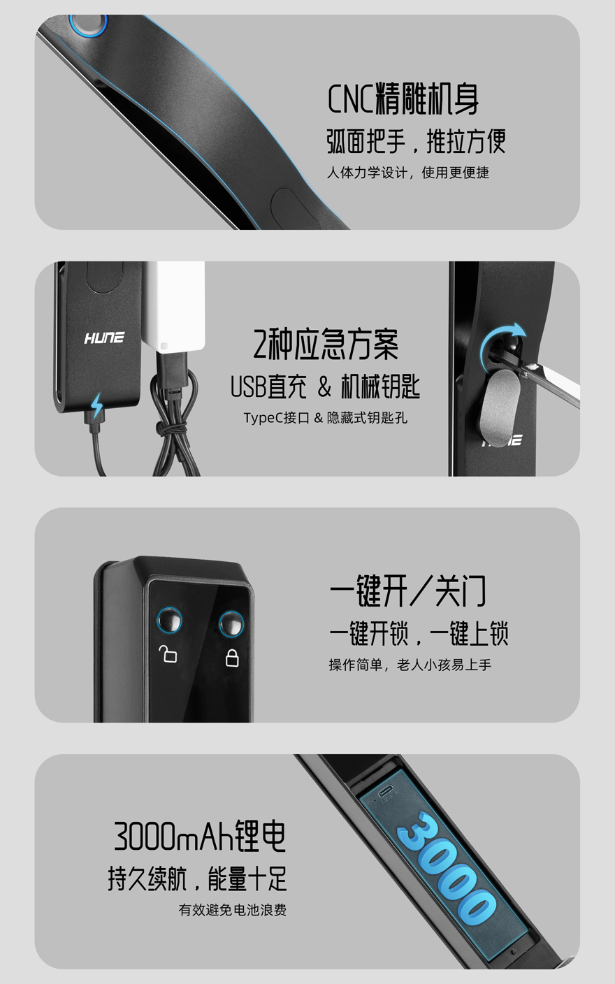 3D人脸识别智能锁