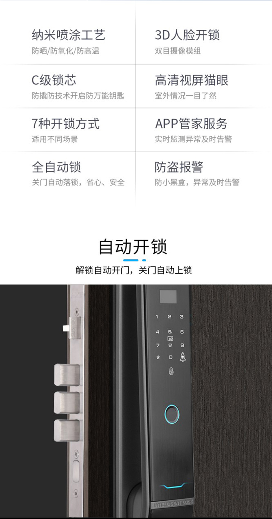 智能猫眼门锁